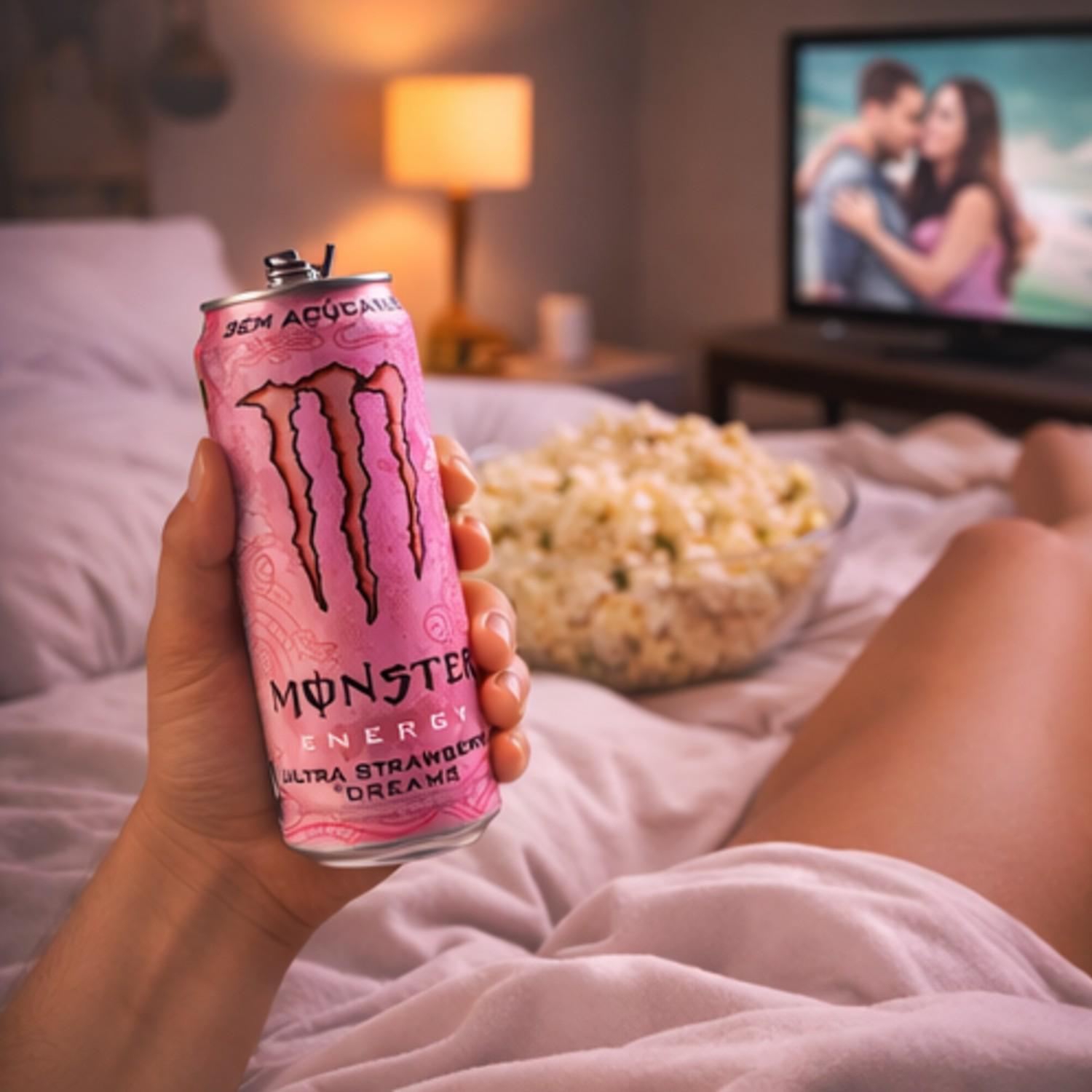 Kit Com 3 Energético Monster Ultra Strawberry Dreams 473Ml olist-7897791554910