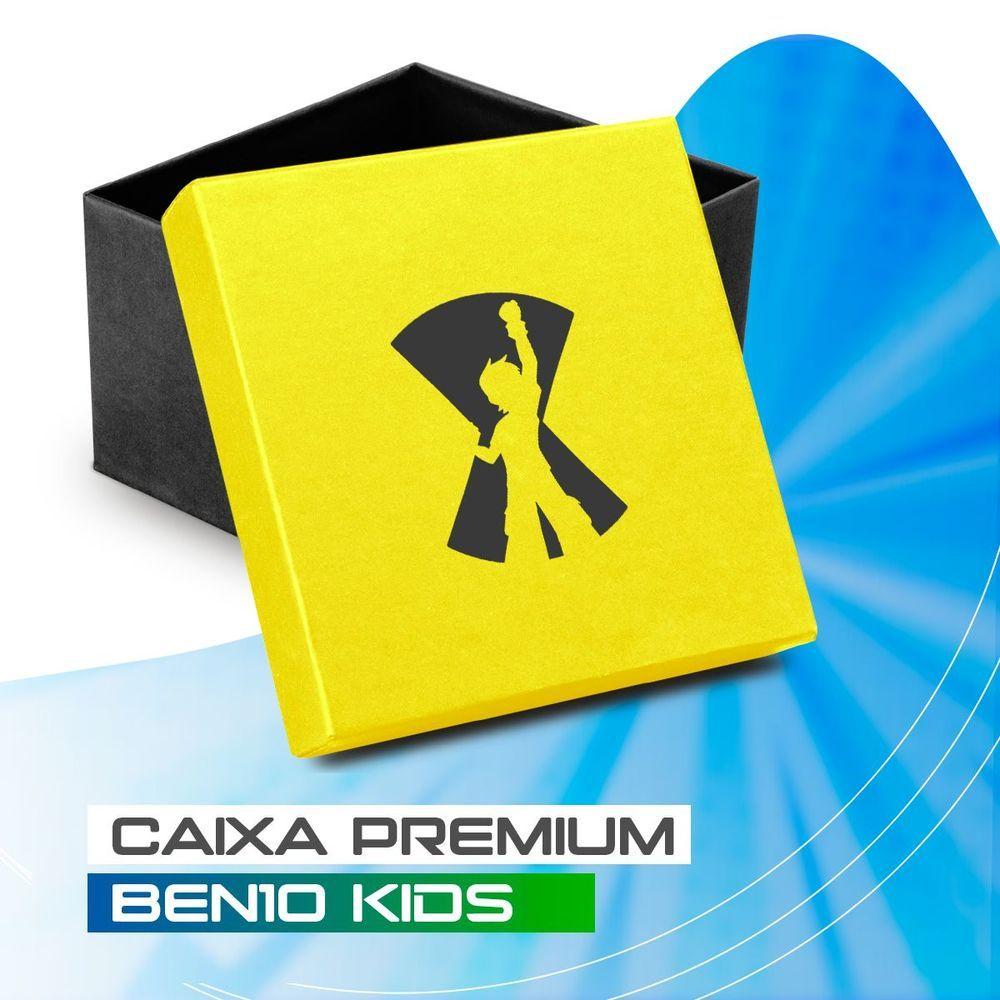 Relogio Digital Infantil Led Ben10 Oculos Caixa Sol Verde Original Esportivo Heroi Criança Ajustavel