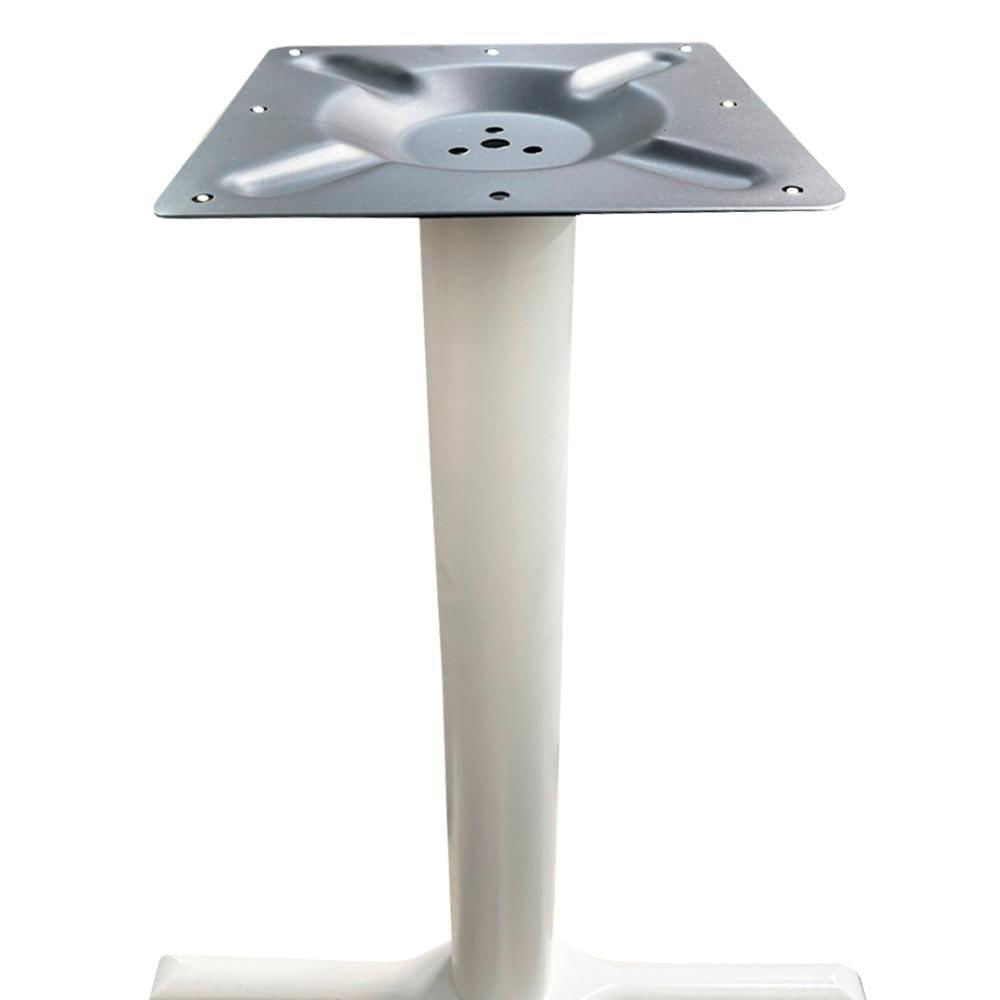 Miniatura Base De Mesa ômega Em Ferro Branco Pintura Eletrostática 71,50 Cm (altura)