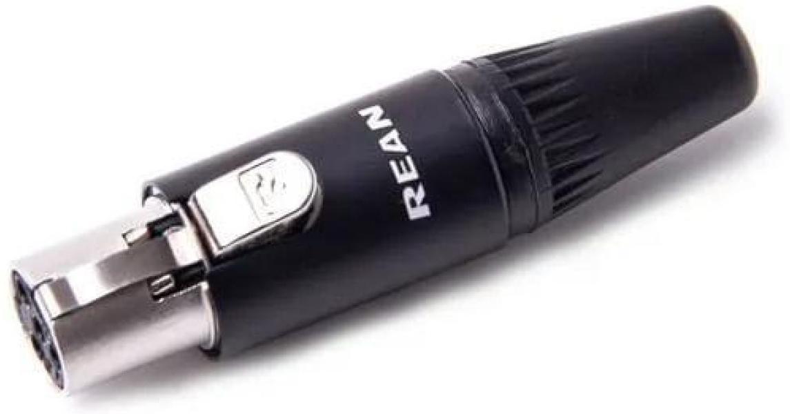 Miniatura Conector Rean Rt4Fc-B Xlr Tiny Cabo Femea 4 Polos 14929