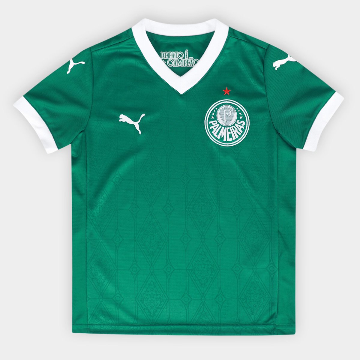Miniatura Camisa Palmeiras I 25/26 s/n Torcedor Puma Infantil Verde - 10A