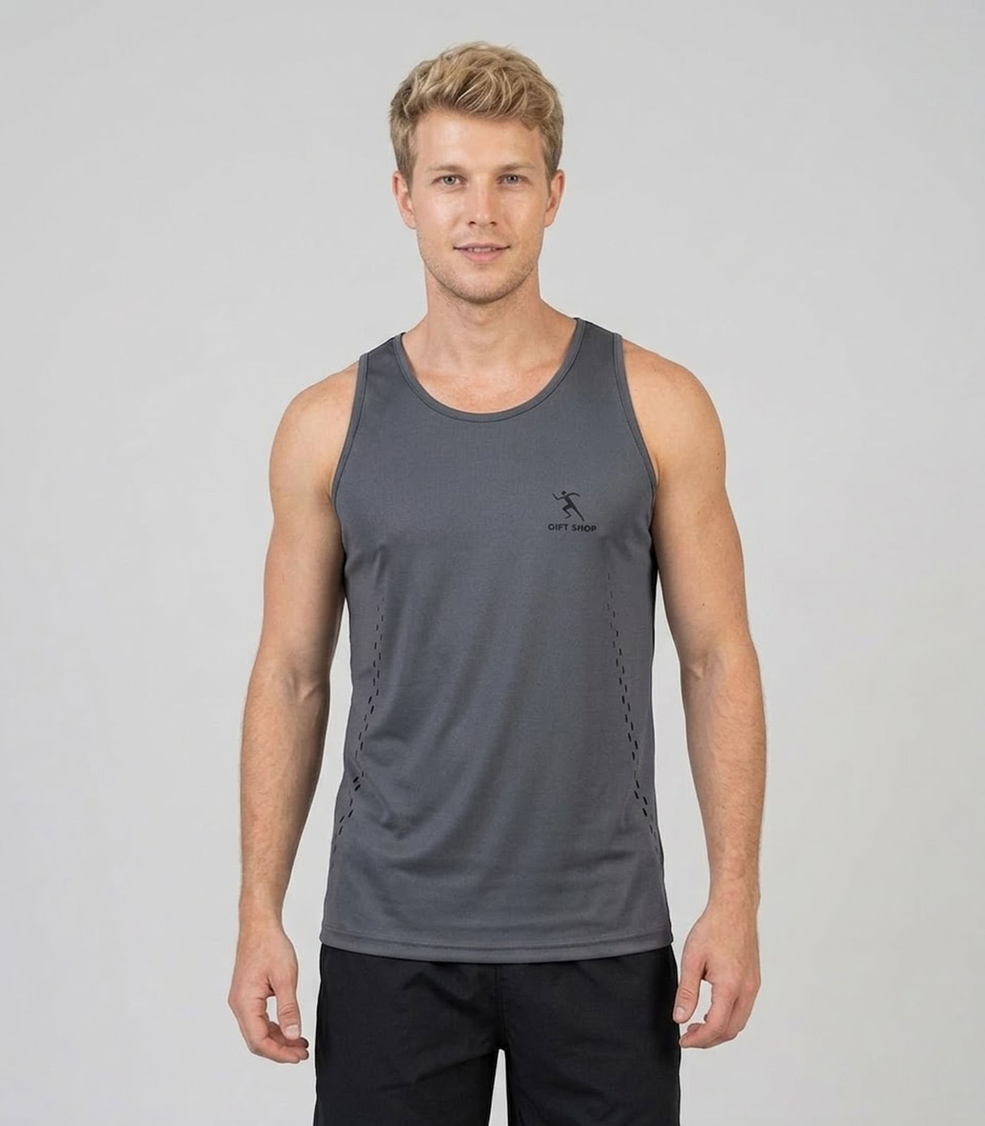 Regata Masculina Dry Fit Shift Cinza