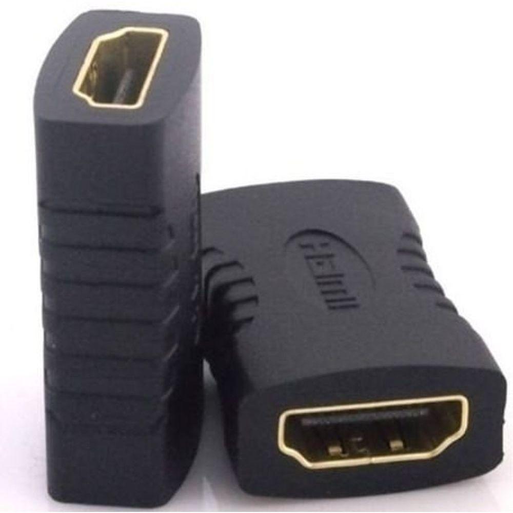 Miniatura Emenda Adaptador Para Cabo Hdmi, Fêmea X Fêmea
