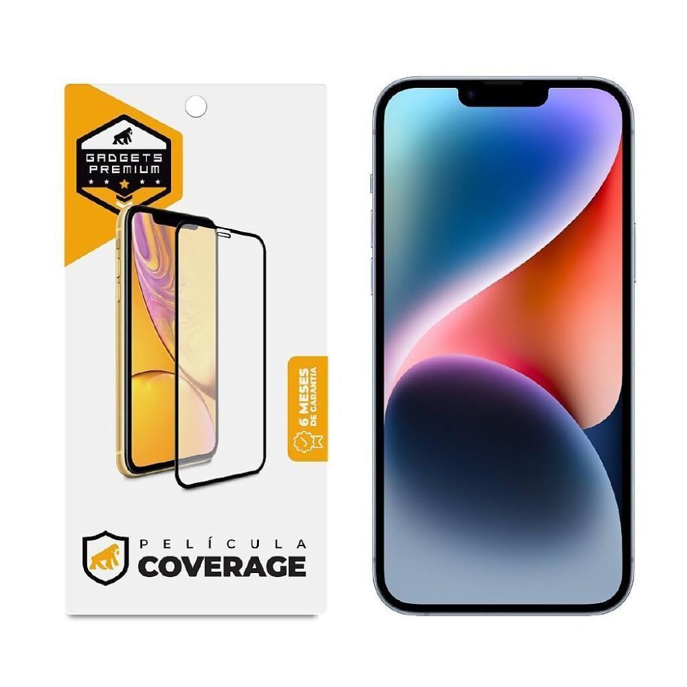 Miniatura Película Para Iphone 14 Plus - Coverage 5D Pro Preta - Gshield