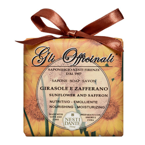 Miniatura Gli Officinali Girassol com Açafrão Nesti Dante - Sabonete Perfumado em Barra 200g
