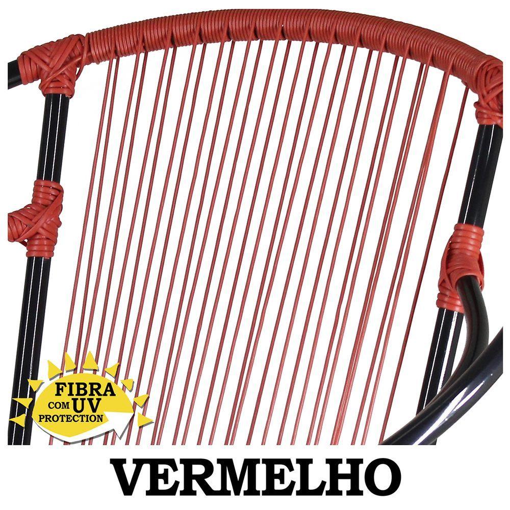 Miniatura Jogo Com 3 Cadeiras Eclipse De área Vermelho