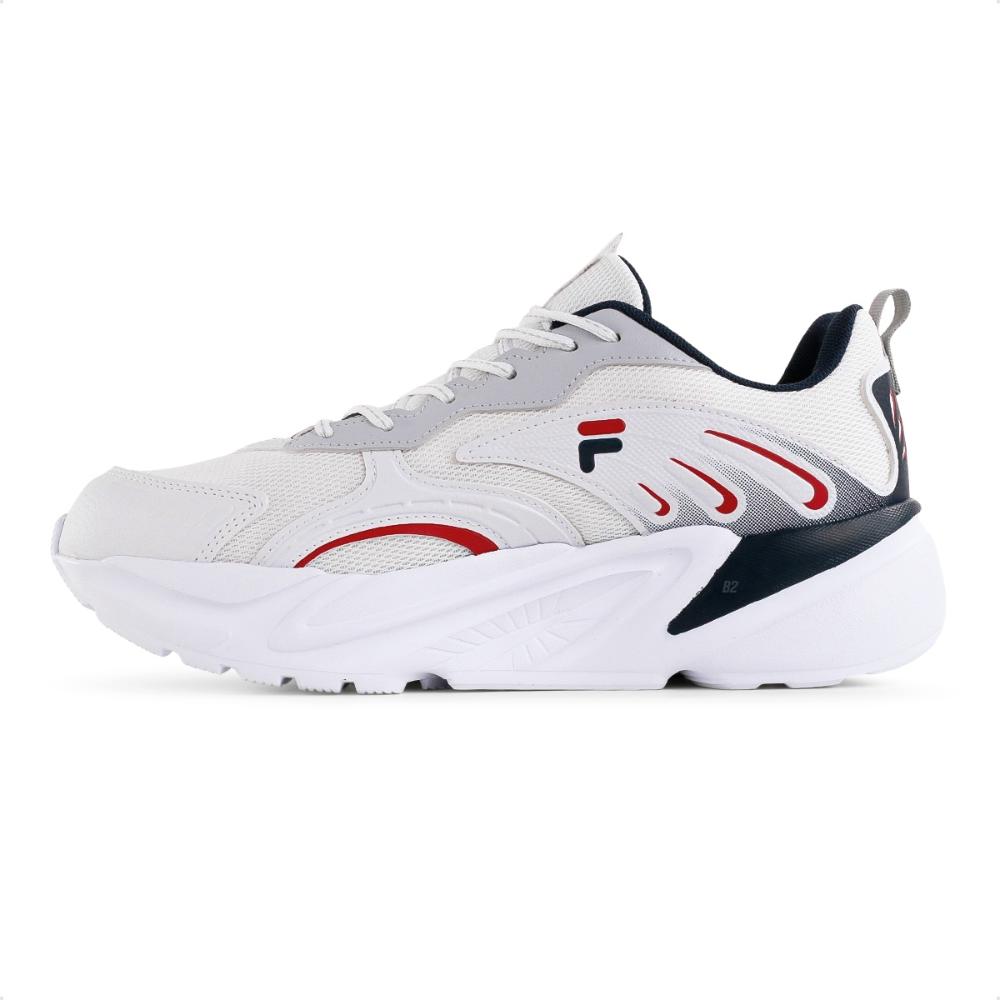 Miniatura Tênis Fila Street Fit 2 Masculino Branco / Vermelho - 38
