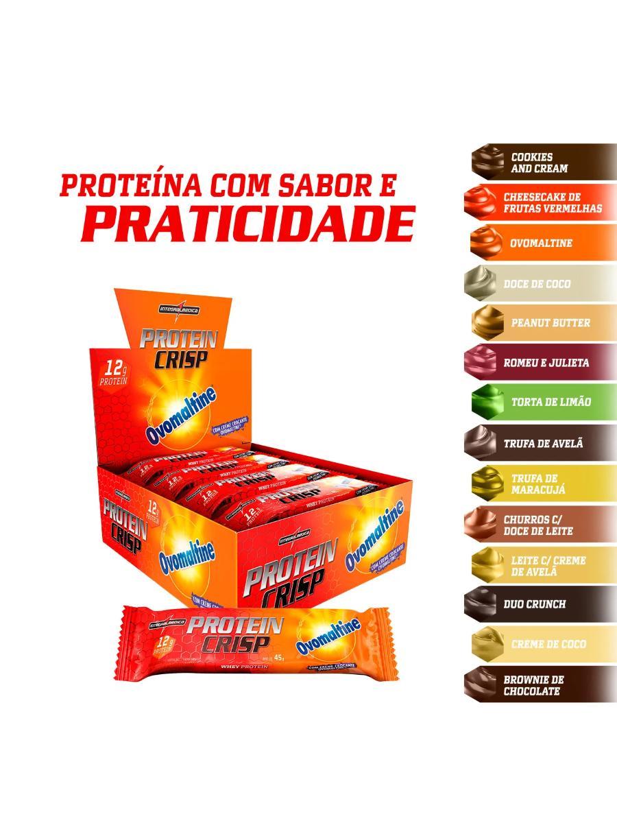 Miniatura Protein Crisp Sabor Ovomaltine 45G Integralmedica