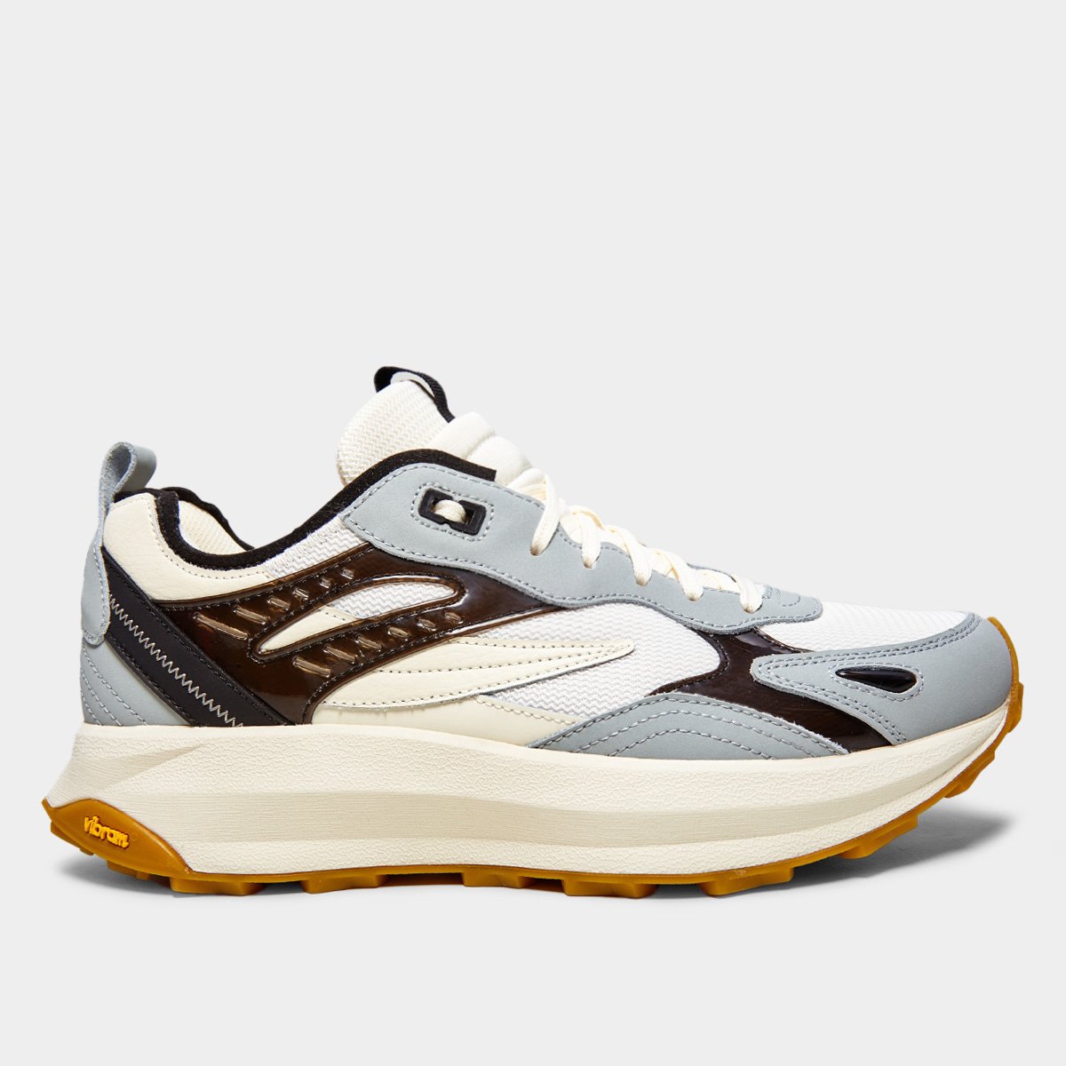 Miniatura Tênis Fila Overpass Lux Masculino Branco+Preto - 39