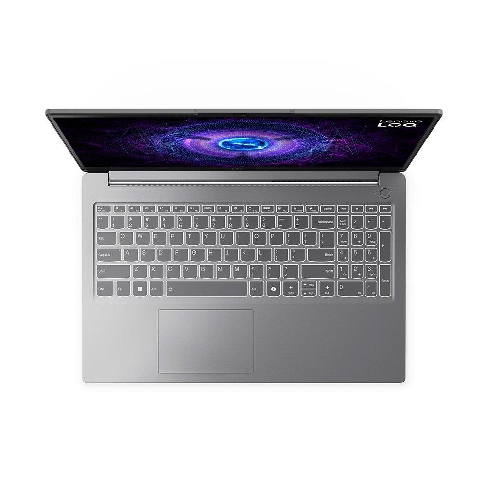 Notebook Gamer Lenovo LOQ, i5-12450HX, 16GB DDR5, 1TB SSD, RTX 4050 6GB, 15.6" FHD, W11, Cinza - 83ME0001BR