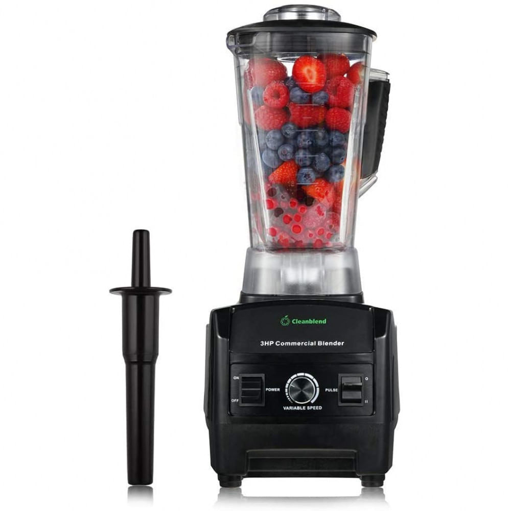 Miniatura Cleanblend Commercial Blender 64 Oz Countertop Blender 1800 Watt Base High Performance Ice Crusher Large Smoothie Blender Food Processor Frozen Fruit or Hot Soups