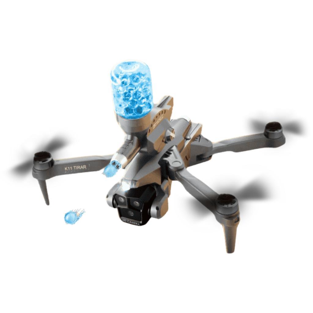 Miniatura Drone Três Câmeras K11 Max Sem Escova 8K Hd Wifi 5G Arma Gel