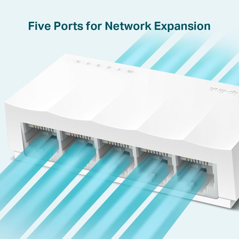 Switch 5 Portas Tp-link Ls1005 - 10-100 Mbps