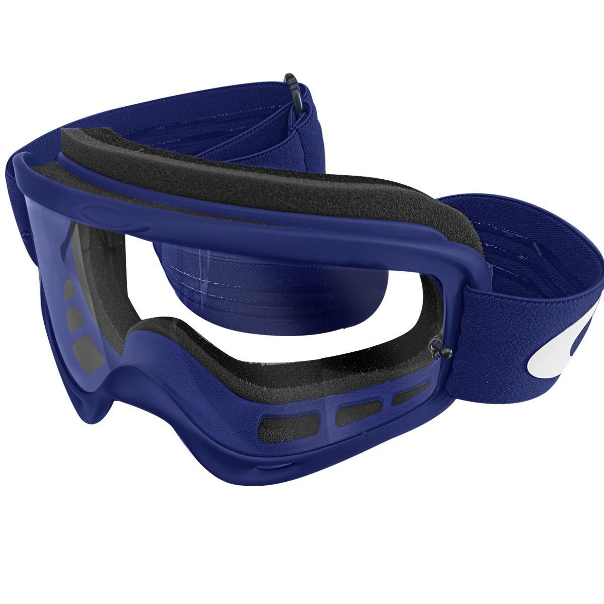 Miniatura Óculos Goggle Oakley O Frame Mx Moto Blue/Lente Clear