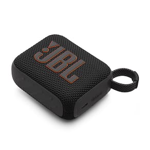 Caixa de Som Portátil JBL GO 4 com 4,2 W RMS, Bluetooth 5.3 e Resistência à Água IP67 - Preta