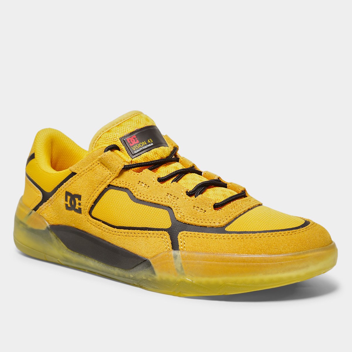 Miniatura Tênis DC Shoes Metric S Masculino Amarelo+Preto - 38