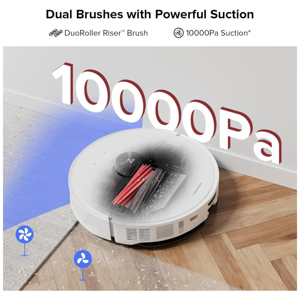 Miniatura Roborock S8 MaxV Ultra: Aspirador Robô e Esfregão com Abastecimento e Drenagem Automáticos, Design FlexiArm, Lavagem e Secagem Automáticas.