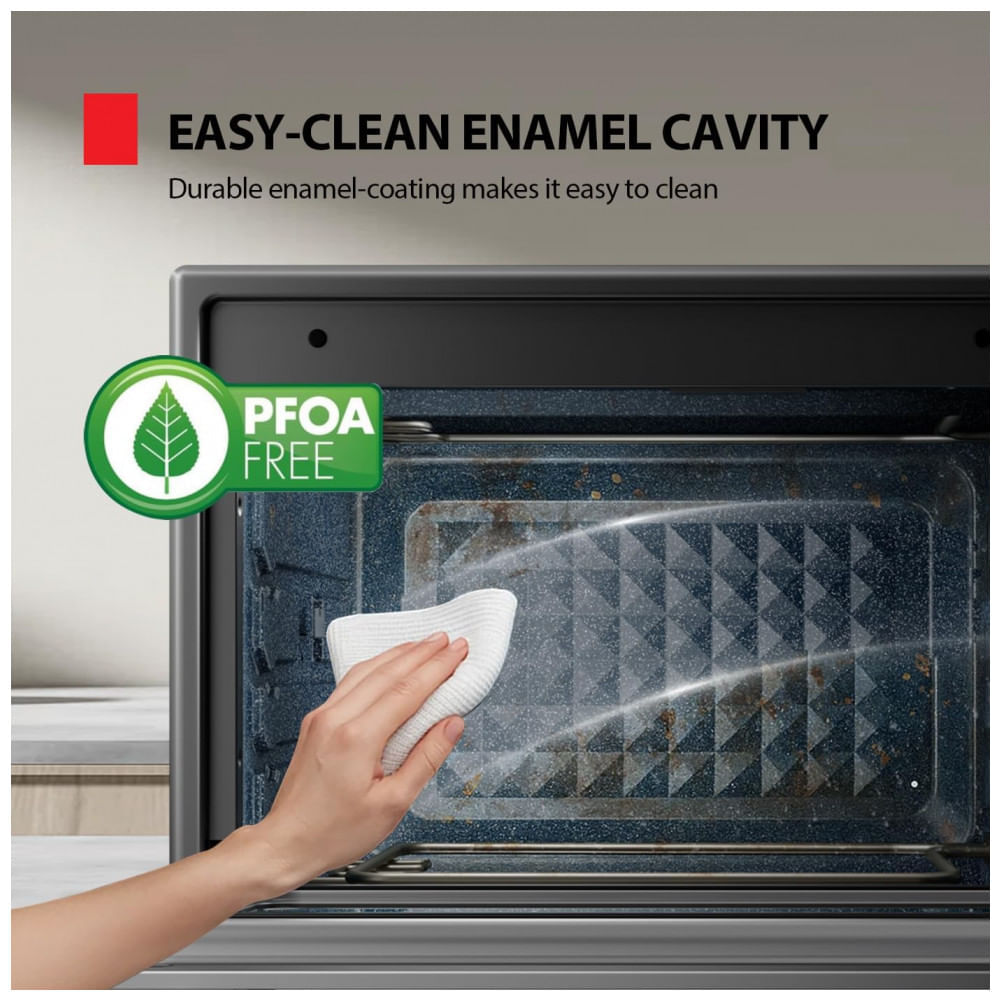 Miniatura Forno elétrico de bancada 32L Toshiba ChefFry inox air fryer convecção 1750W 110V
