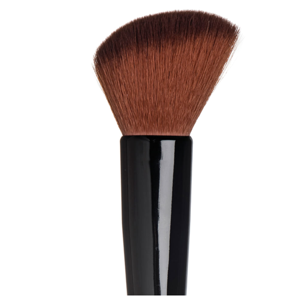 Miniatura Pincel Chanfrado Marfim para Blush Belliz 1 Un