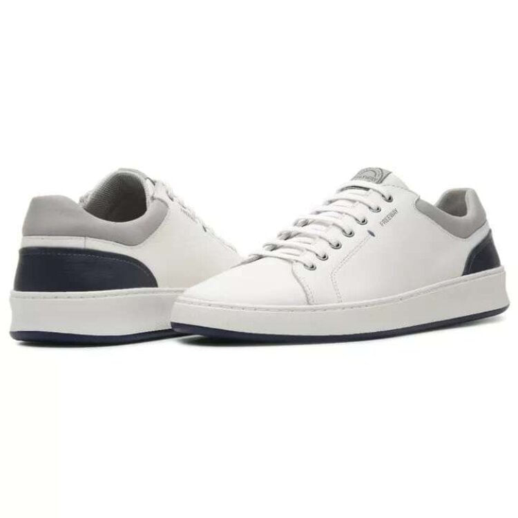 Miniatura Sapatenis Freeway Couro Masculino - Off white - OFF WHITE 43