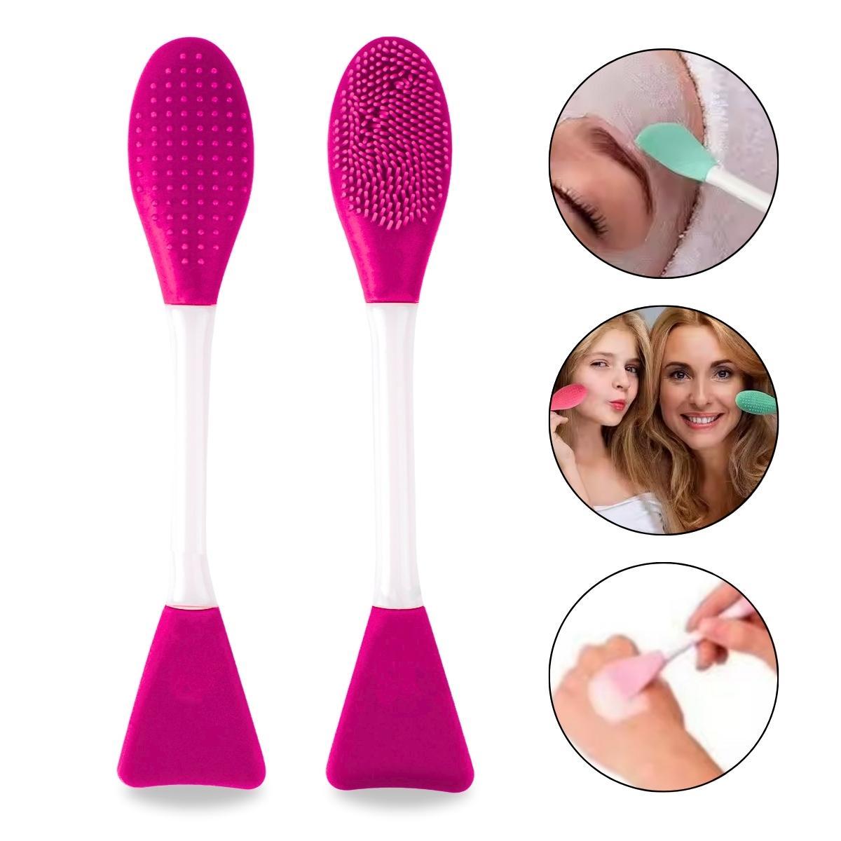 Miniatura Espátula Dupla Limpeza Pele Banho Remoção Cravos Maquiagem