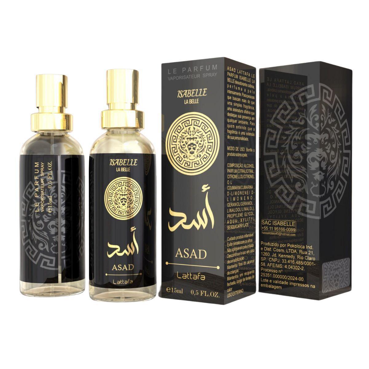 Miniatura Perfume Asad Lattafa Isabelle La Belle 15Ml