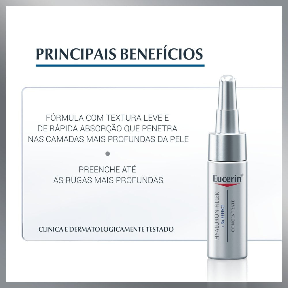 Miniatura Sérum Facial Anti-idade Eucerin Hyaluron-filler Concentrate 5ml