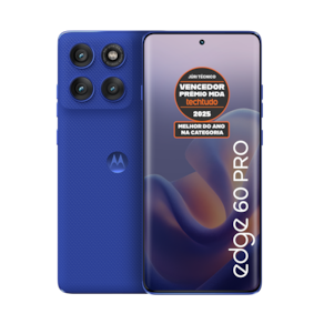 Miniatura Smartphone Motorola Edge 60 Pro 6.7” 256GB 5G 120Hz pOLED Câmera 50MP Sony LYTIA 700C Azul