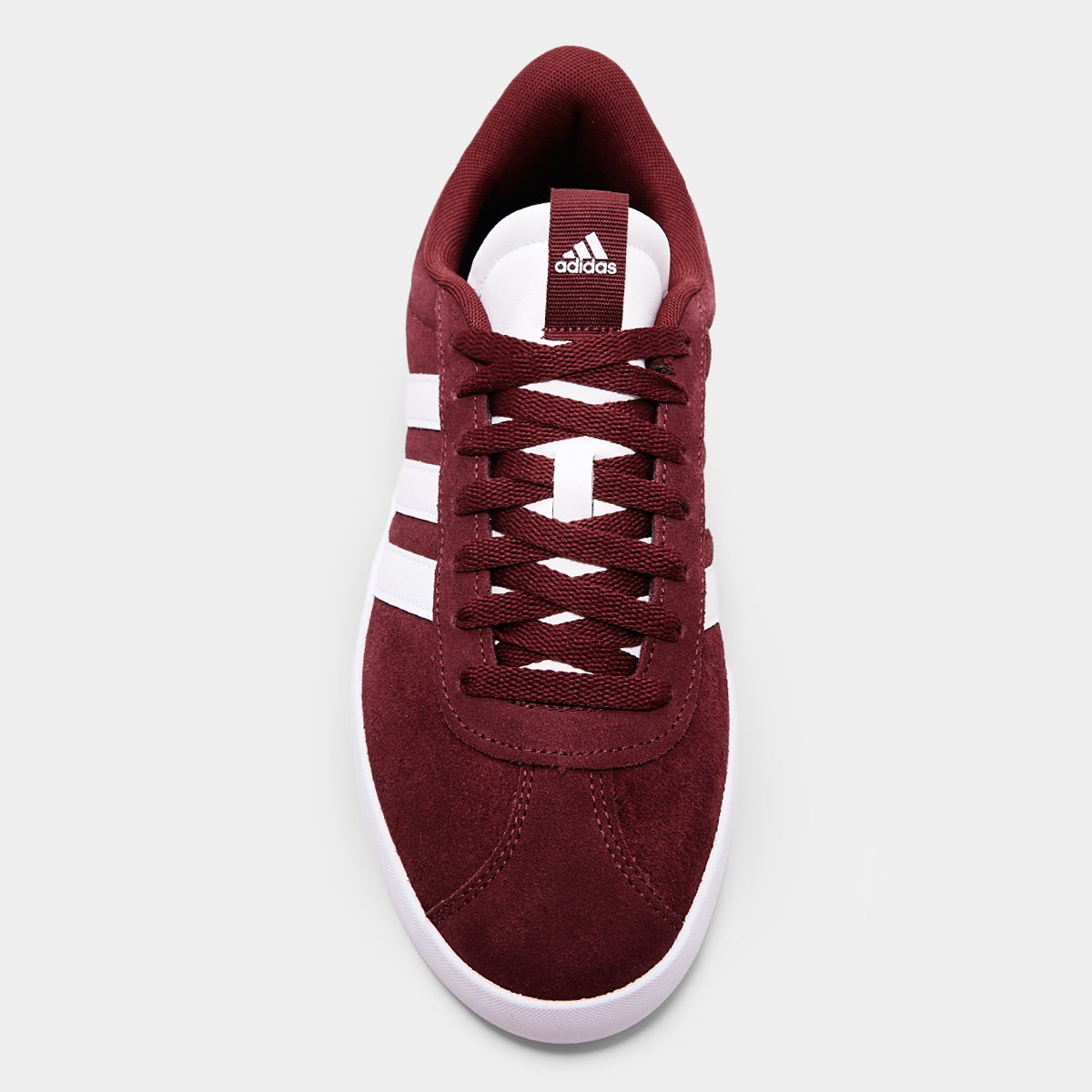 Miniatura Tênis Adidas Vl Court 3.0 Masculino Vermelho+Branco - 38