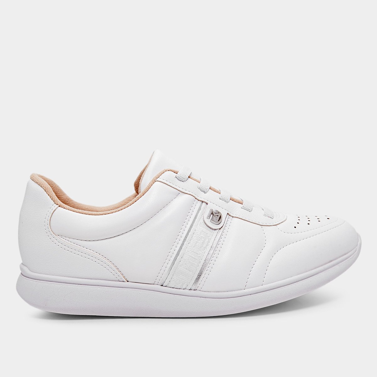 Miniatura Tênis Modare Básico 735823327897 Feminino Branco+prata - 34