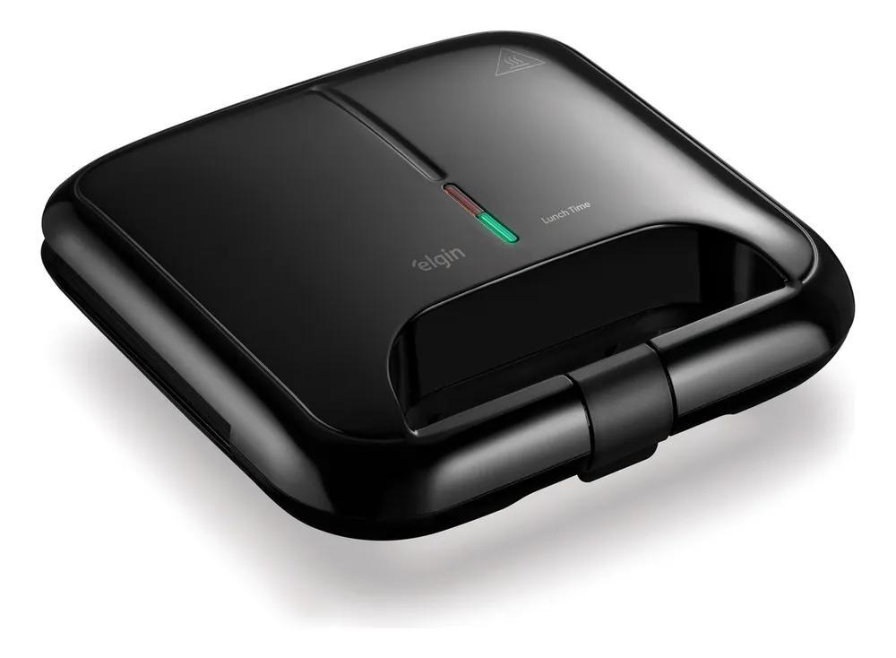 Miniatura Sanduicheira Lunch Time Elgin 800W Cor Preto