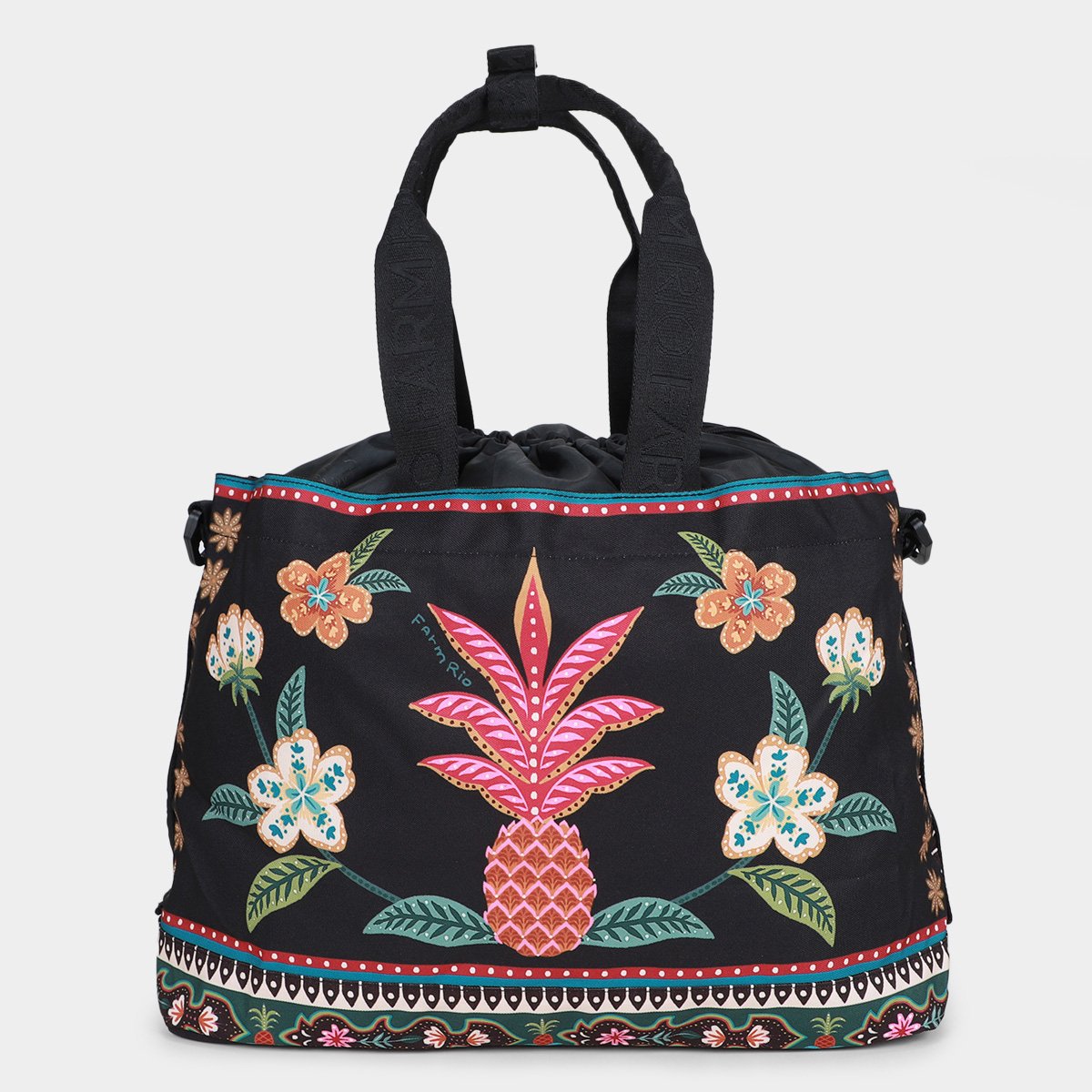 Miniatura Bolsa Farm Carioca Samba Das Araras Preto