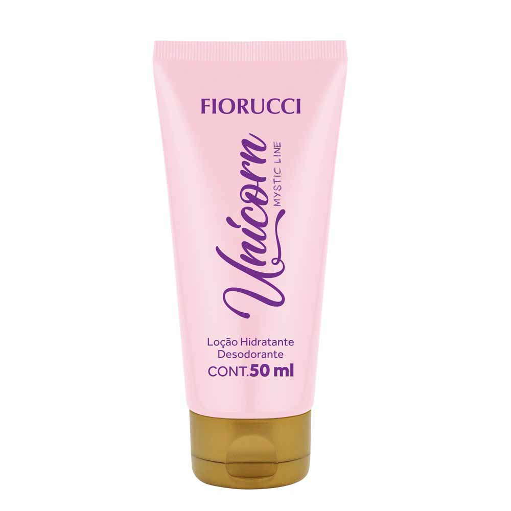 Miniatura Kit Fiorucci Unicorn Coffret Feminino Sabonete Líquido + Loção Hidratante Desodorante Kit