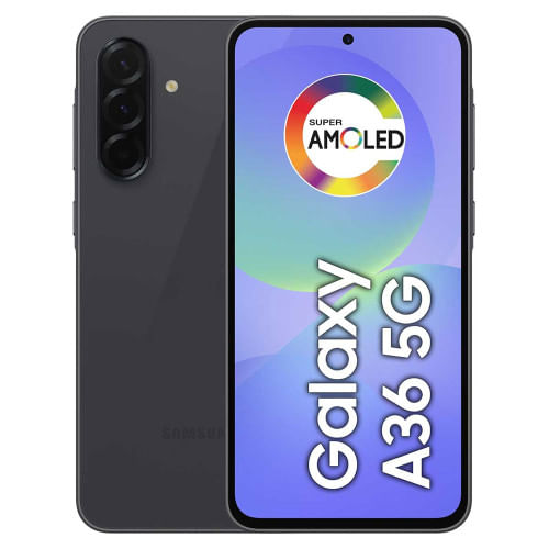 Miniatura Smartphone Samsung Galaxy A36 128GB 6GB RAM 5G Preto Tela 6,7 Polegadas Preto