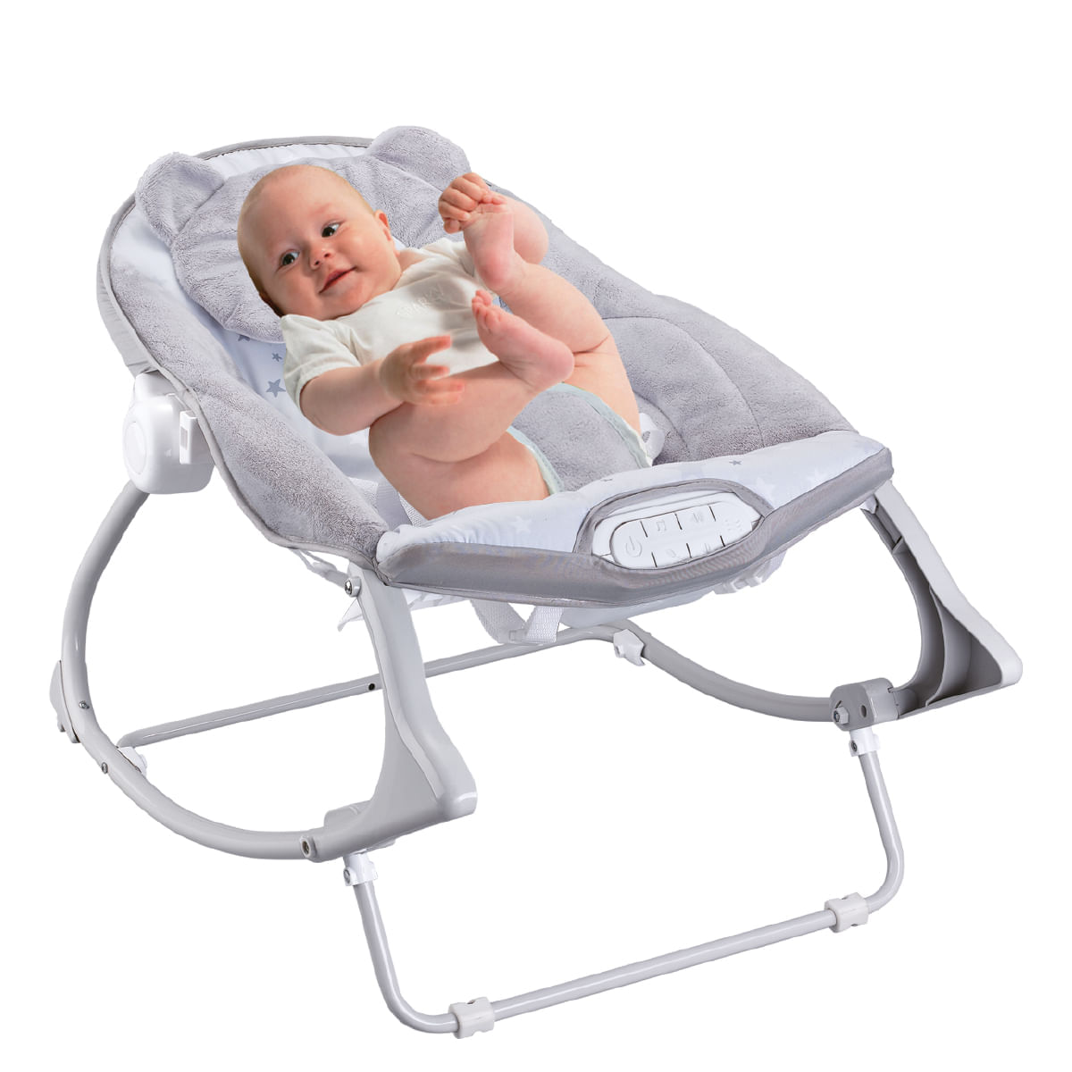 Miniatura Cadeira de Descanso Musical Urso Polar Até 18kgs - Maxi Baby