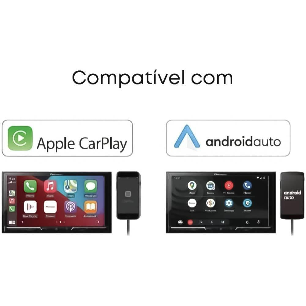 Miniatura Central Pioneer 2 Din Dmh-A4480Bt 6,8 Carplay E Android