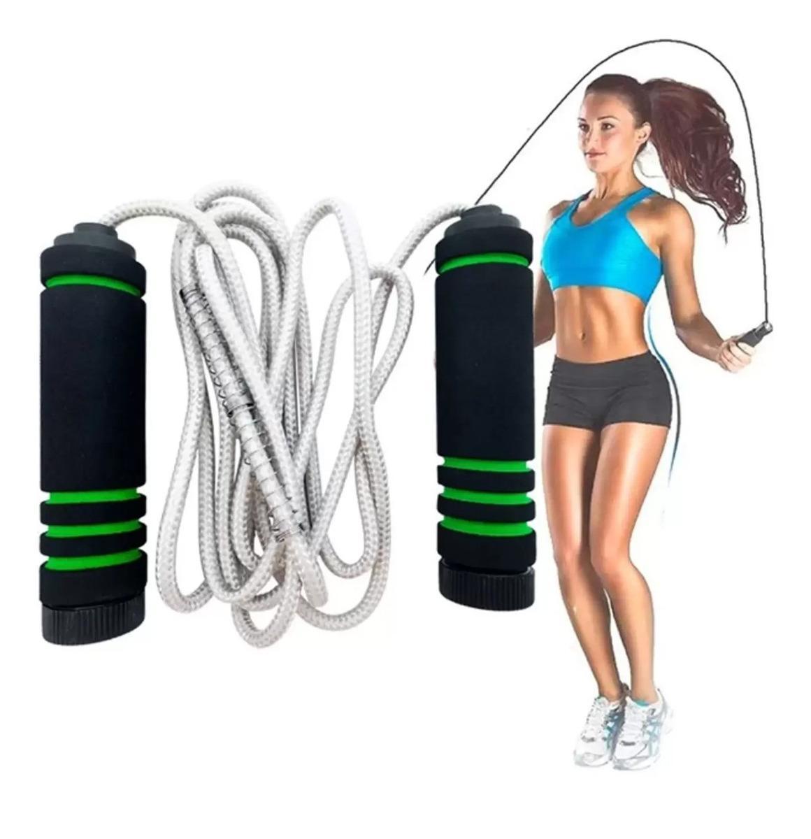 Miniatura Academia Crossfit Corda Para Pular Pvc Resistente Fengsu