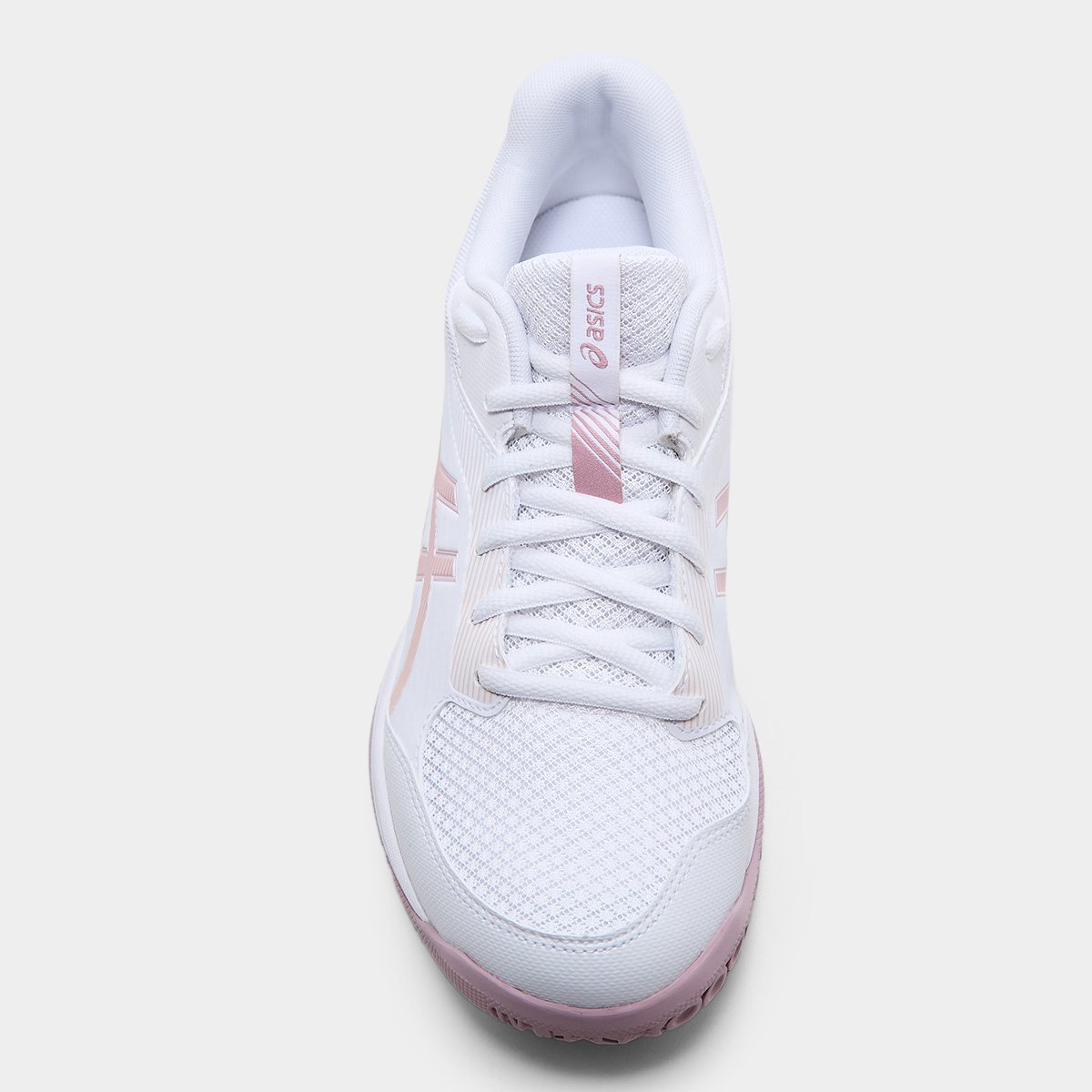 Miniatura Tênis Asics Gel-Task 4 Feminino Branco+Bege - 34