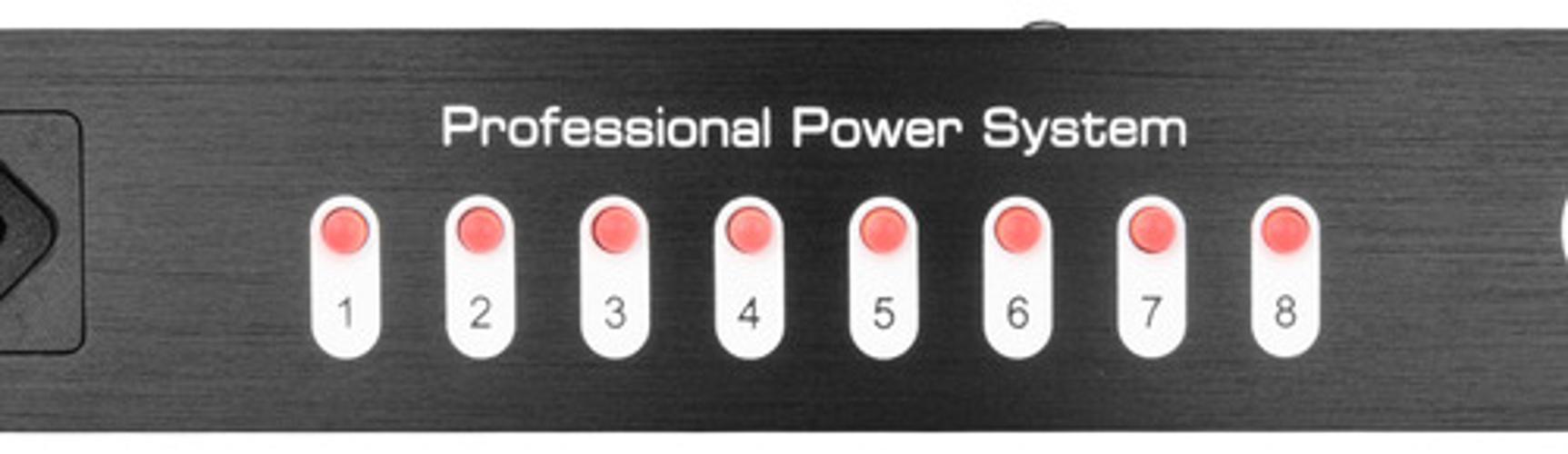 Régua Energia 8+2 Tomadas 110V/220V Com Display Festa Dj