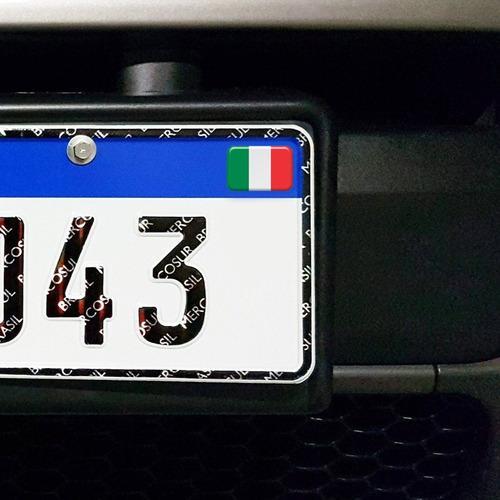 Miniatura Kit Adesivos País Escudo Placa Coluna Bandeiras Alto Relevo