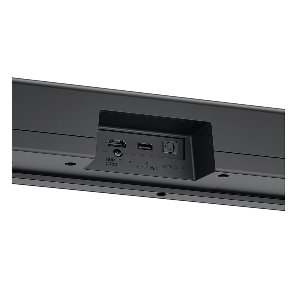 Miniatura Soundbar LG com Subwoofer sem Fio, 2.1 Canais, AI Sound Pro, Conexões Múltiplas e 300W RMS - S40T Bivolt