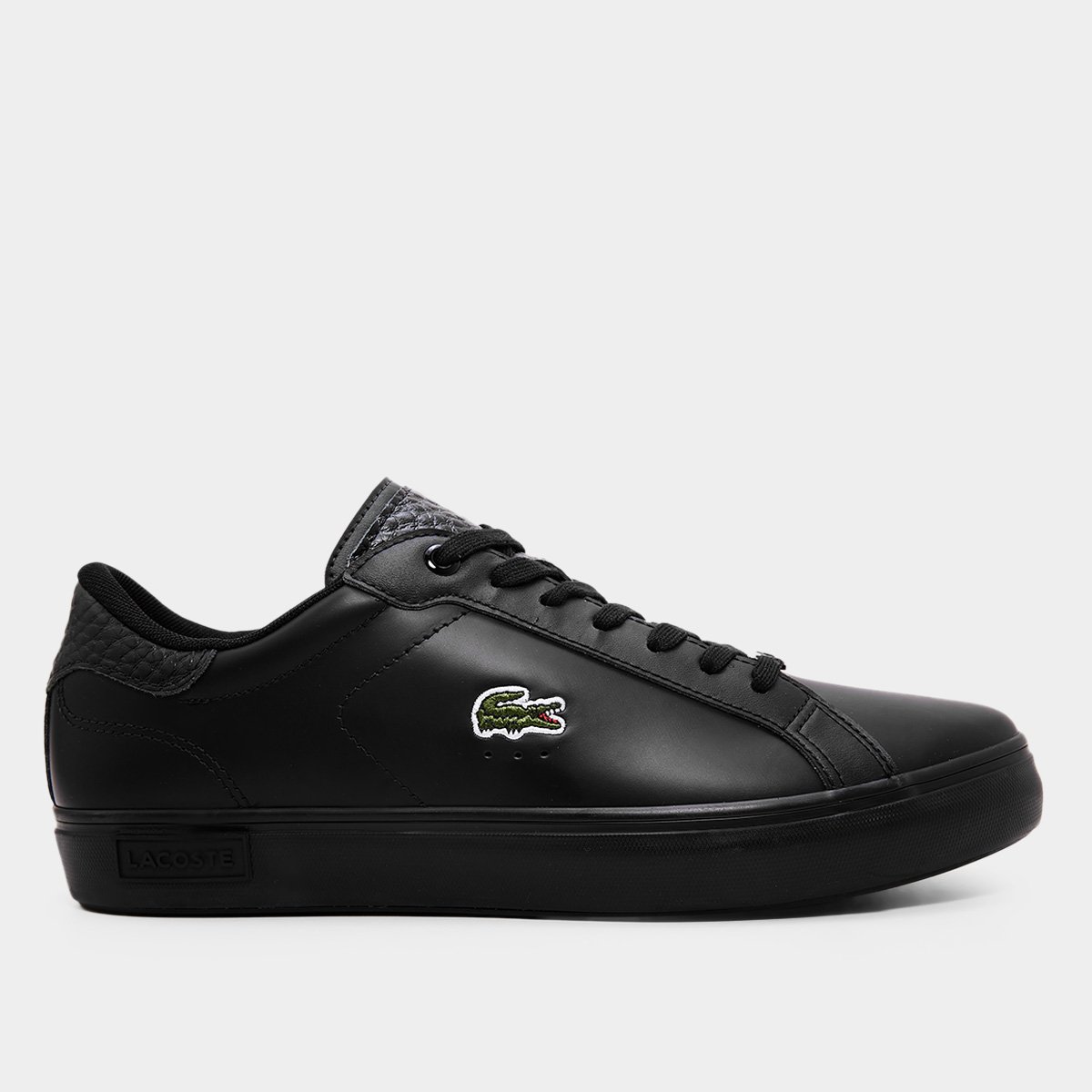 Miniatura Tênis Lacoste Powercourt Masculino Preto - 38