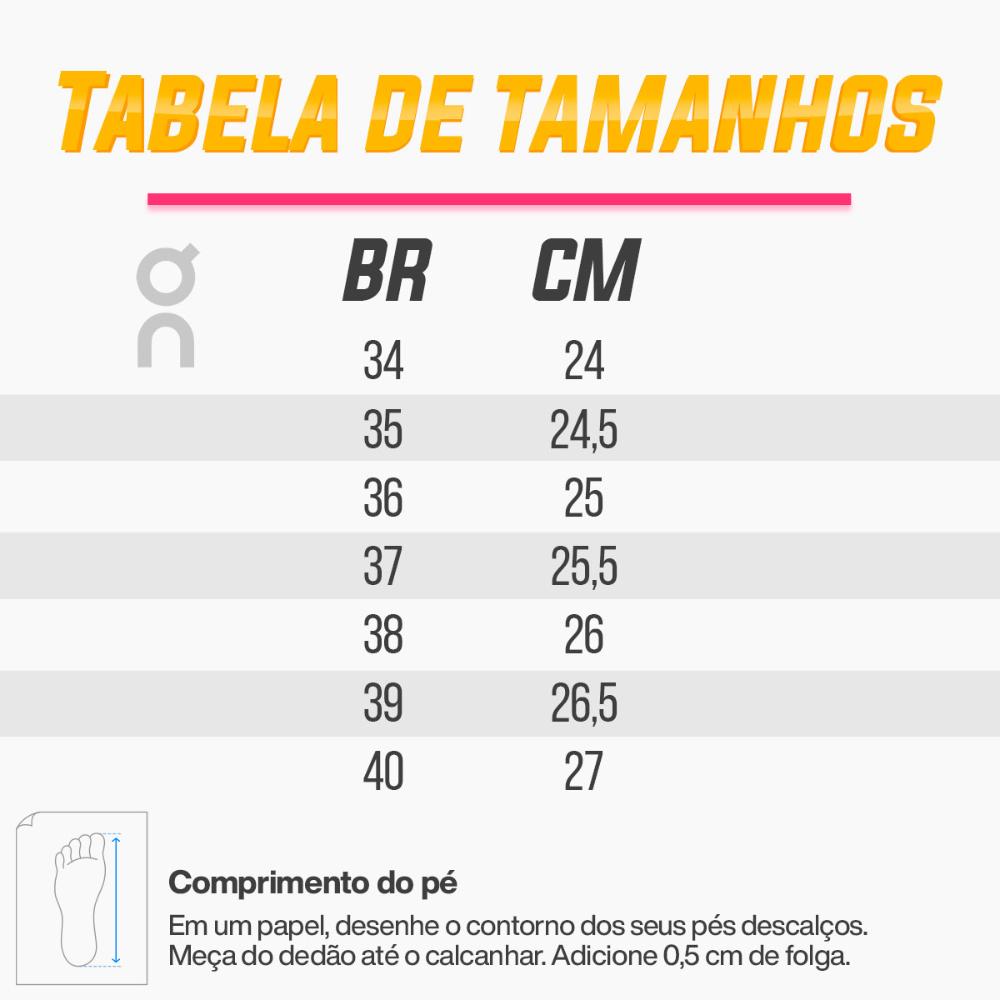 Miniatura Tênis On Running The Roger Spin 2 Feminino Bege / Laranja - 34