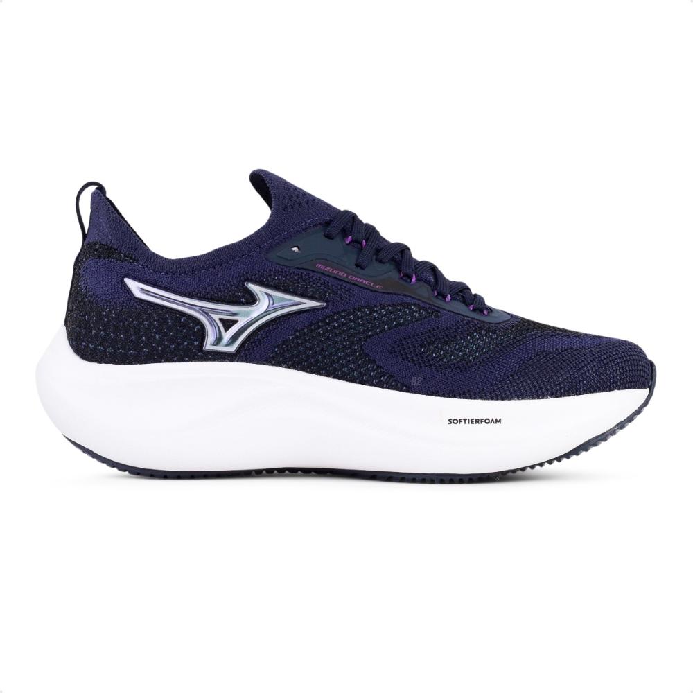 Miniatura Tênis Mizuno Oracle Feminino Marinho / Roxo - 34