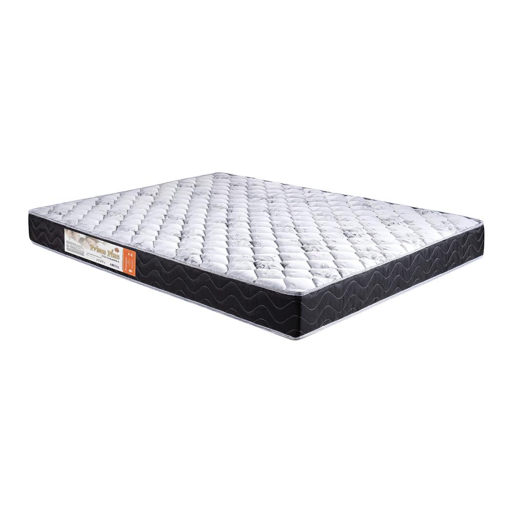 Miniatura Colchão Casal 14cmx128cmx188cm D33 Espuma Bordado Prime Plus Quality-Flex Cinza/Preto