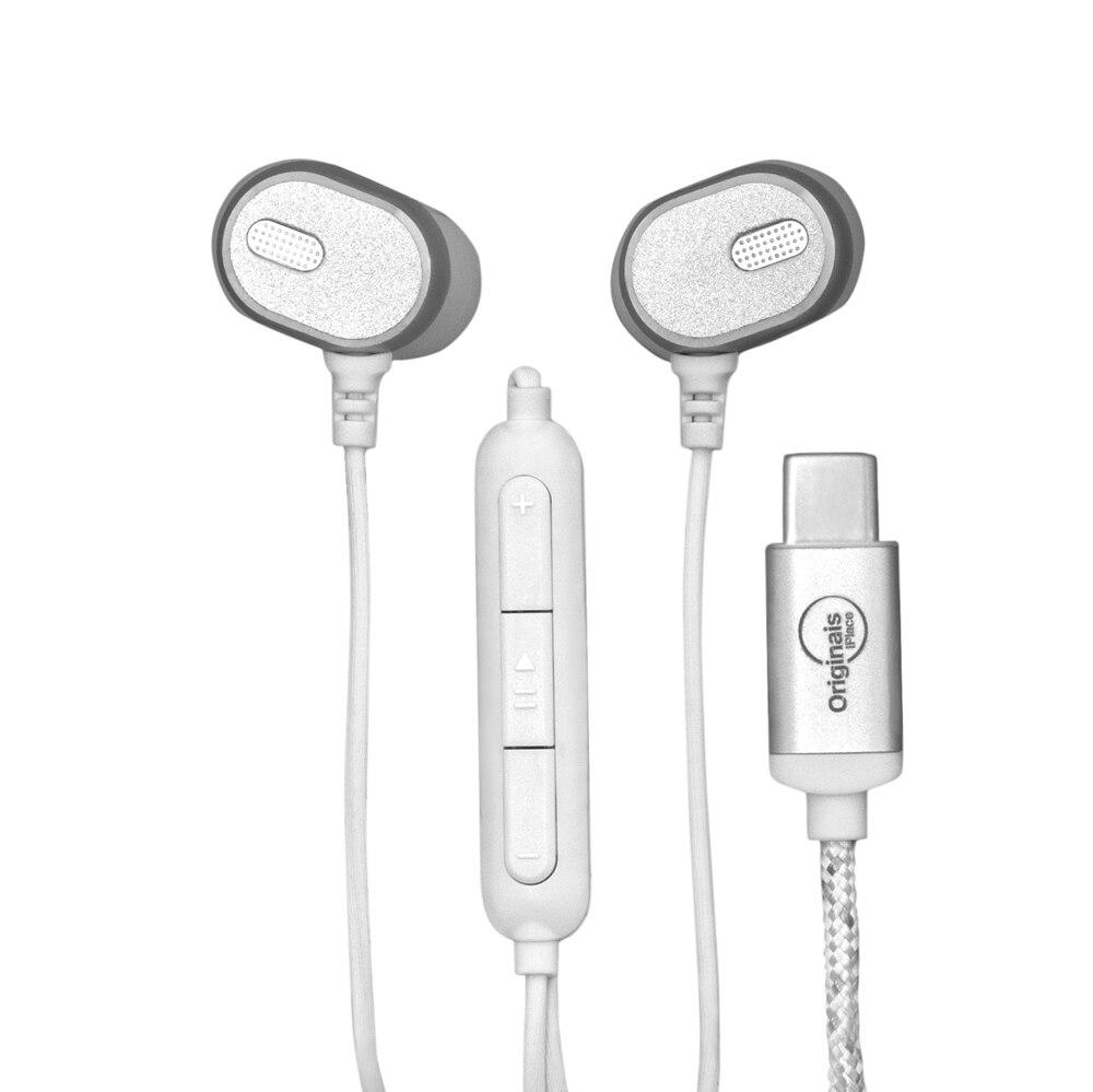 Fone de Ouvido com fio, USB-C, We.Duo N60, Originais iPlace