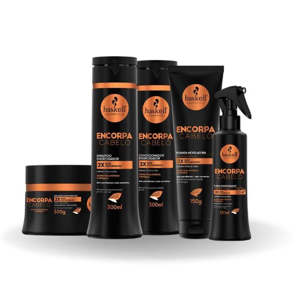 Miniatura Kit Engrossador Encorpa Cabelo Haskell 300ml