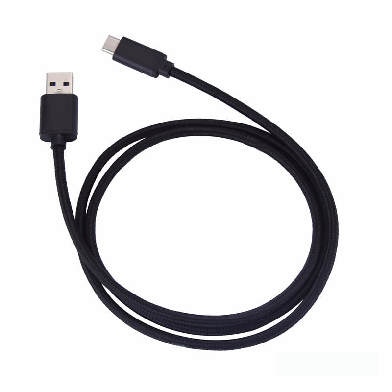 Miniatura Cabo Carregador Asus Zenfone 4 TypeC em Nylon Dispositivos com Conexão Usb . - 1 Metro