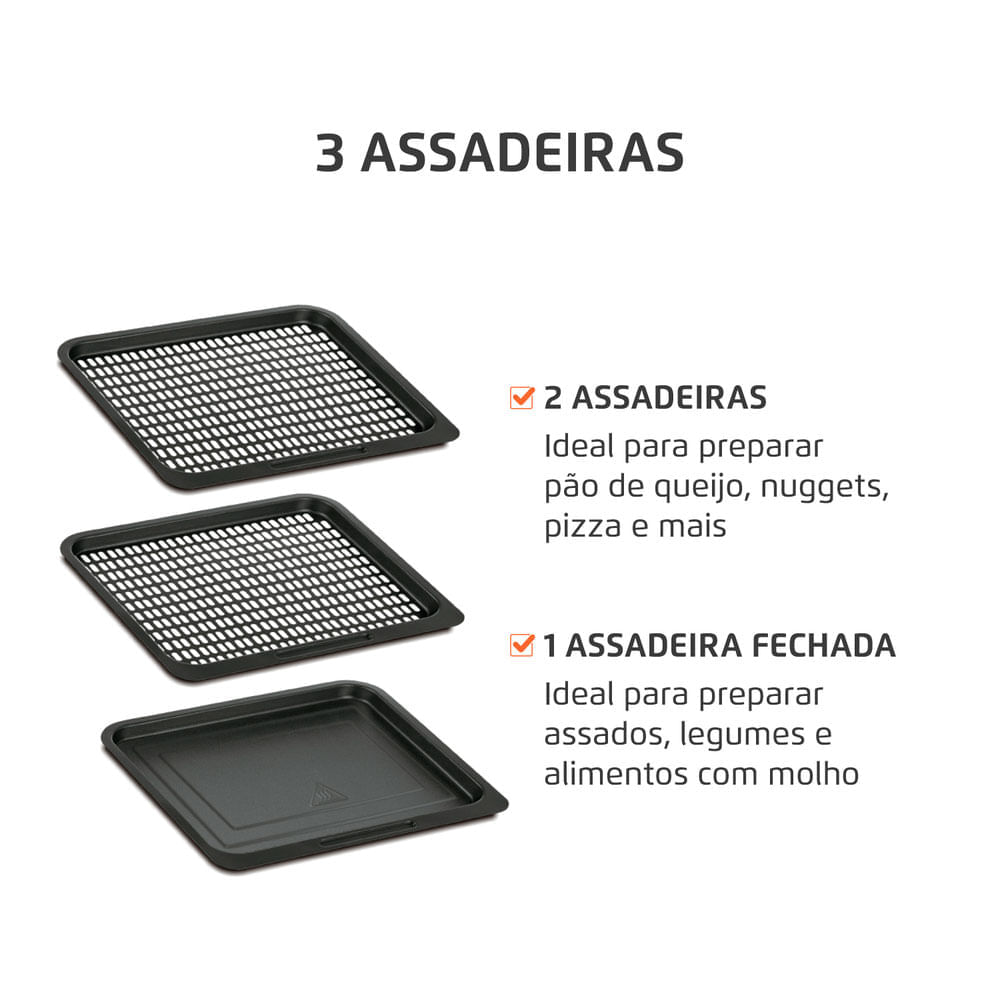 Miniatura Fritadeira Air Fryer Forno Oven 12L 220V - Mondial
