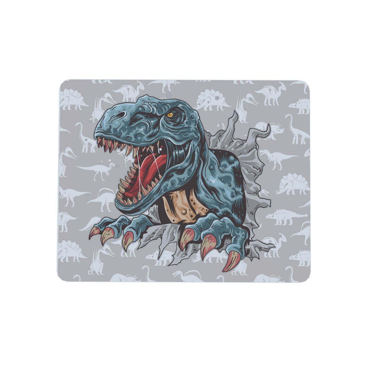Miniatura Mouse Pad Criativo Retangular 22X18 Dinossauro T-Rex